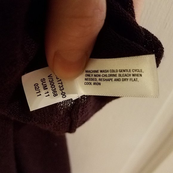 GAP Gauzy Shawl-collar Open Cardigan - L Tall - Picture 4 of 5